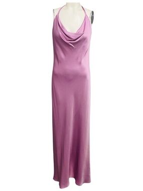 ANTONELLI FIRENZE PINK MIGUEL SATIN MIDI DRESS
